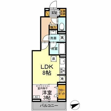 千葉県鎌ケ谷市東道野辺５丁目 鎌ケ谷駅 1LDK アパート 賃貸物件詳細