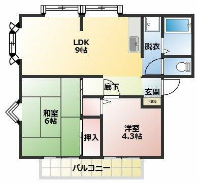 大阪府寝屋川市太間町 香里園駅 2LDK アパート 賃貸物件詳細