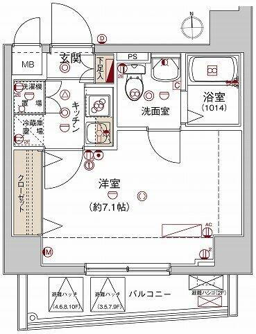 東京都江東区木場５丁目 木場駅 1K マンション 賃貸物件詳細