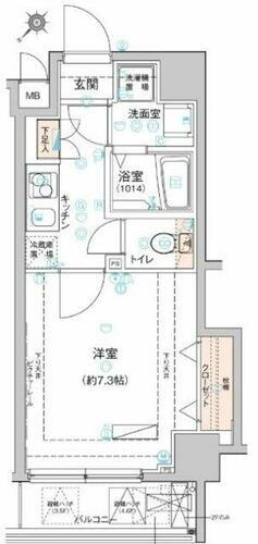 東京都中央区佃３丁目 月島駅 1K マンション 賃貸物件詳細
