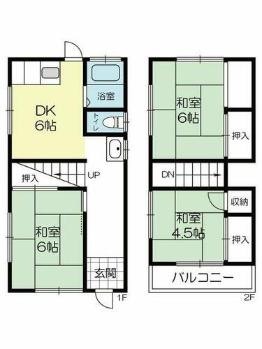 兵庫県加古川市加古川町中津 加古川駅 3DK 一戸建て 賃貸物件詳細