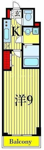 東京都江戸川区中葛西６丁目 葛西駅 1K マンション 賃貸物件詳細