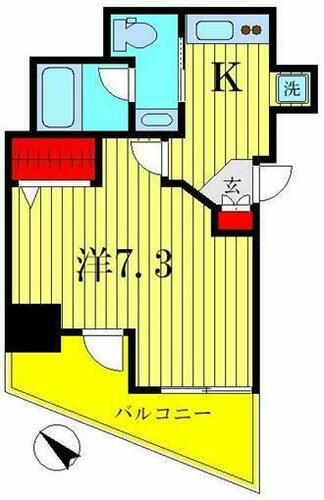 東京都葛飾区堀切３丁目 堀切菖蒲園駅 1K マンション 賃貸物件詳細