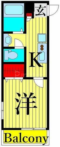 東京都足立区小台１丁目 足立小台駅 1K アパート 賃貸物件詳細