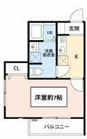 Ｉｎａｇｅ　Ｆｉｋａ 1階 1K 賃貸物件詳細