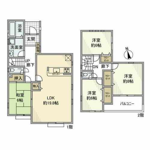 千葉県流山市おおたかの森南２丁目 流山おおたかの森駅 4LDK 一戸建て 賃貸物件詳細