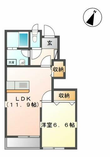 福島県いわき市植田町南町１丁目 植田駅 1LDK アパート 賃貸物件詳細