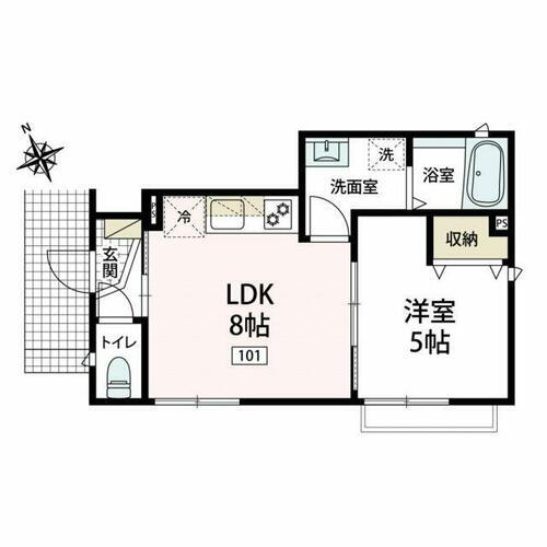 神奈川県横浜市南区睦町２丁目 吉野町駅 1LDK アパート 賃貸物件詳細