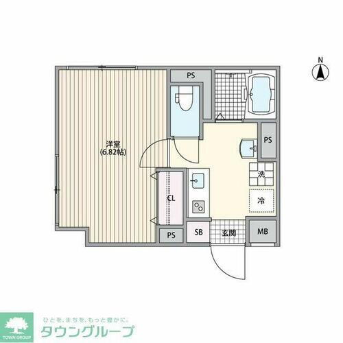 東京都中野区弥生町２丁目 中野新橋駅 1K マンション 賃貸物件詳細
