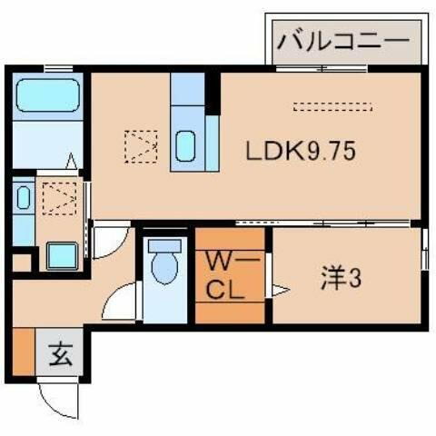 和歌山県和歌山市福島 紀ノ川駅 1LDK アパート 賃貸物件詳細