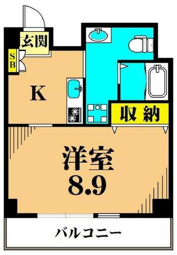 東京都品川区南品川２丁目 大井町駅 1K マンション 賃貸物件詳細
