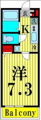 東京都足立区梅島２丁目 梅島駅 1K アパート 賃貸物件詳細