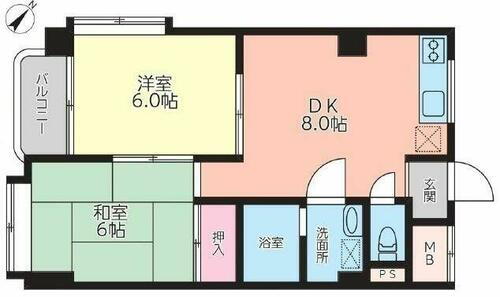 神奈川県横浜市青葉区榎が丘 青葉台駅 2DK マンション 賃貸物件詳細
