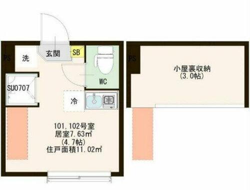 東京都足立区千住宮元町 千住大橋駅 ワンルーム アパート 賃貸物件詳細