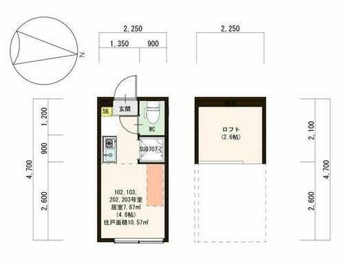 東京都豊島区池袋本町２丁目 北池袋駅 ワンルーム アパート 賃貸物件詳細