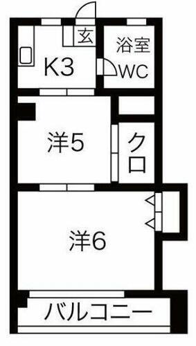 東京都品川区中延１丁目 荏原中延駅 2K マンション 賃貸物件詳細
