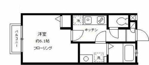 東京都大田区西蒲田３丁目 蒲田駅 1K アパート 賃貸物件詳細