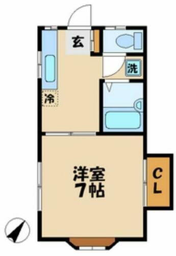 東京都多摩市馬引沢１丁目 京王永山駅 1K アパート 賃貸物件詳細