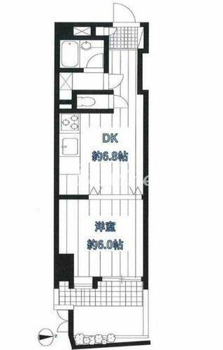 東京都渋谷区恵比寿２丁目 広尾駅 1DK マンション 賃貸物件詳細