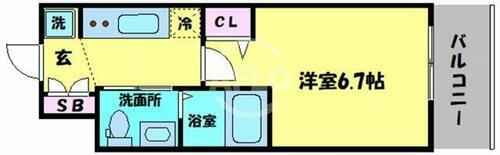 大阪府大阪市港区市岡元町１丁目 九条駅 1K マンション 賃貸物件詳細