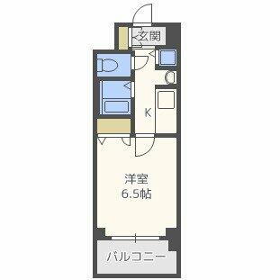 ライジングコート梅田サンライズ 6階 1K 賃貸物件詳細
