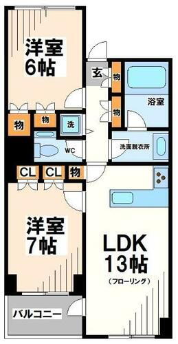 東京都調布市東つつじケ丘２丁目 つつじヶ丘駅 2LDK マンション 賃貸物件詳細