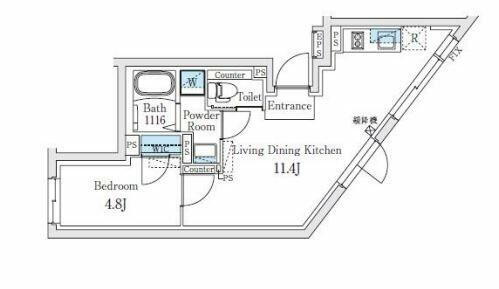 東京都渋谷区上原２丁目 代々木上原駅 1DK マンション 賃貸物件詳細