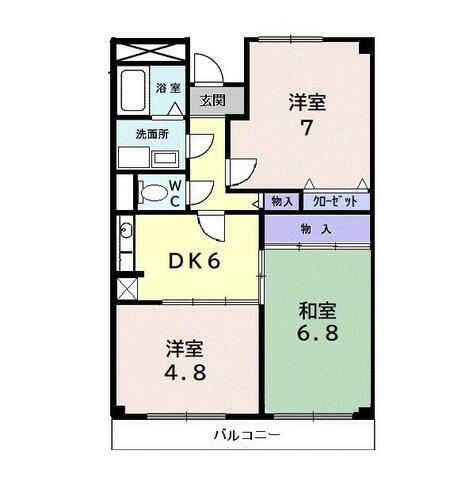 神奈川県横浜市泉区中田南５丁目 中田駅 3DK マンション 賃貸物件詳細