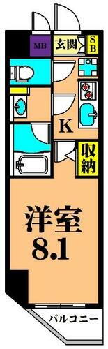 東京都品川区南品川４丁目 大井町駅 1K マンション 賃貸物件詳細