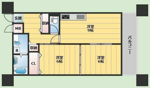 大阪府豊中市刀根山元町 柴原阪大前駅 2LDK マンション 賃貸物件詳細