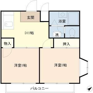 埼玉県川越市大字寺尾 新河岸駅 2DK マンション 賃貸物件詳細