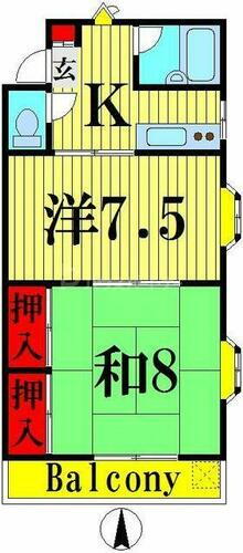 東京都足立区竹の塚２丁目 竹ノ塚駅 2K マンション 賃貸物件詳細