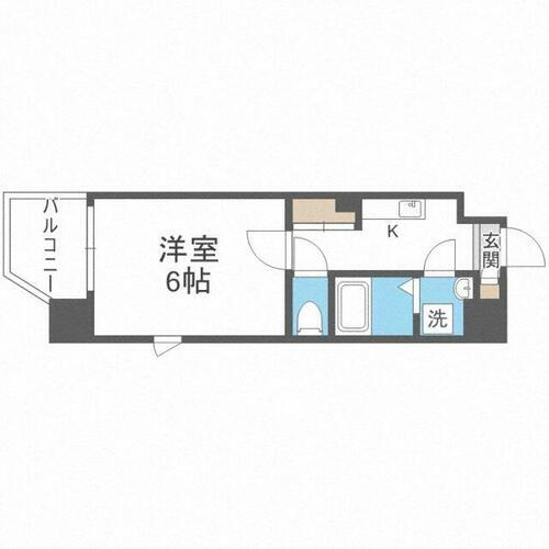 大阪府大阪市中央区東平２丁目 大阪上本町駅 1K マンション 賃貸物件詳細