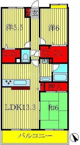千葉県柏市豊四季 豊四季駅 3LDK マンション 賃貸物件詳細
