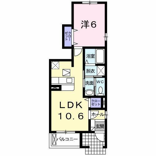 愛知県名古屋市緑区藤塚２丁目 徳重駅 1LDK アパート 賃貸物件詳細