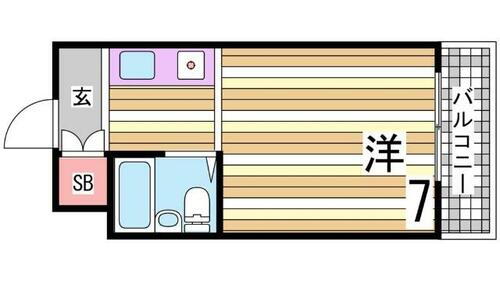 兵庫県神戸市西区大津和２丁目 伊川谷駅 1K マンション 賃貸物件詳細