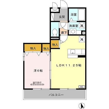 栃木県小山市城東７丁目 小山駅 1LDK アパート 賃貸物件詳細