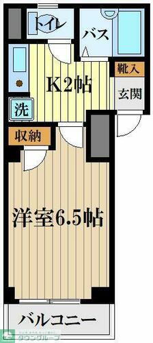 千葉県市川市欠真間２丁目 南行徳駅 1K マンション 賃貸物件詳細