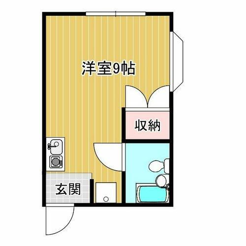 神奈川県横浜市神奈川区旭ケ丘 反町駅 ワンルーム アパート 賃貸物件詳細