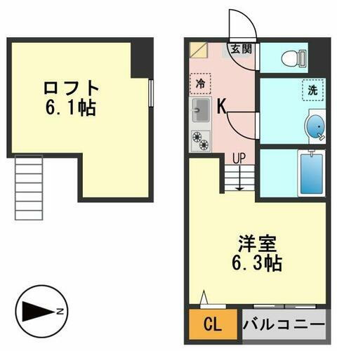 東京都葛飾区高砂５丁目 京成高砂駅 1K アパート 賃貸物件詳細