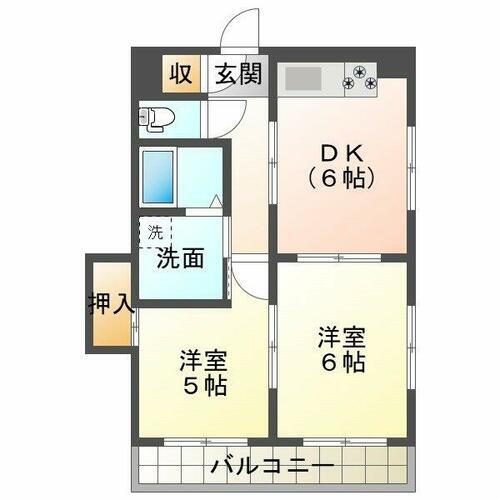 兵庫県神戸市須磨区松風町５丁目 須磨海浜公園駅 2DK マンション 賃貸物件詳細