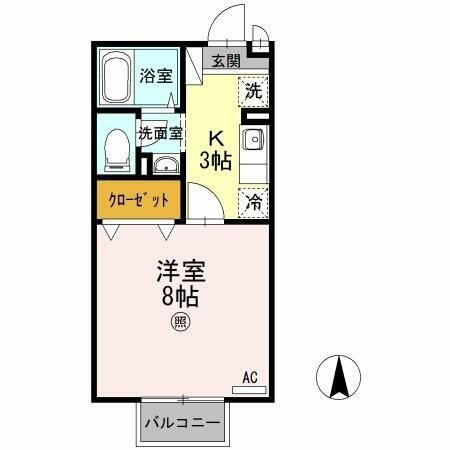 大分県大分市大字羽屋 古国府駅 1K アパート 賃貸物件詳細