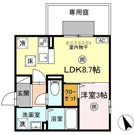 福岡県築上郡吉富町大字広津 吉富駅 1LDK アパート 賃貸物件詳細