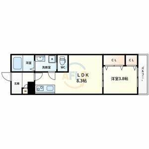 大阪府大阪市城東区東中浜１丁目 鴫野駅 1LDK アパート 賃貸物件詳細