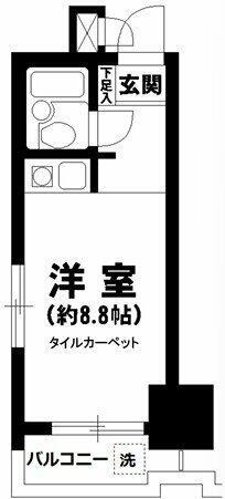 パレドール文京メトロプラザⅠ 8階 ワンルーム 賃貸物件詳細