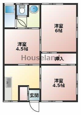 和歌山県和歌山市中之島 賃貸アパート