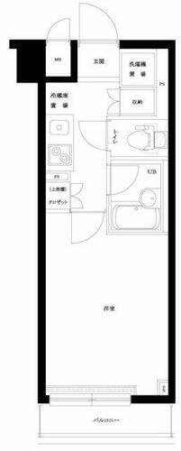 東京都大田区池上７丁目 池上駅 1K マンション 賃貸物件詳細