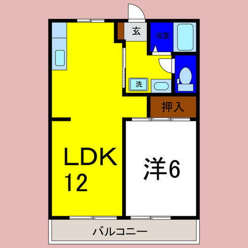 徳島県板野郡松茂町笹木野字八山開拓 1LDK マンション 賃貸物件詳細