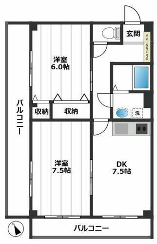 東京都板橋区西台１丁目 西台駅 2DK マンション 賃貸物件詳細
