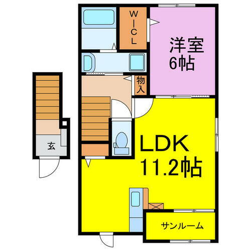 ヒカルサ羽生ノース 2階 1LDK 賃貸物件詳細